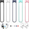 6 Pack Ultra Strong Magnetic Airpods Straps Anti-Lost Cord for AirPods Accessories Silicone Sports Lanyard and Ear Hook for AirPods 1&2, Pro,3rd and Pro 2 (5 Anti-Lost Straps,1 Pair EarHook)
