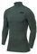 TCA Herren Pro Performance Kompression Langarm Thermo Oberteil mit Stehkragen - Dunkelgrün, L