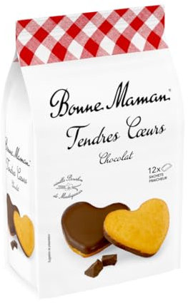 Bonne Maman Tendre Cœur Nappés Chocolat, 300g