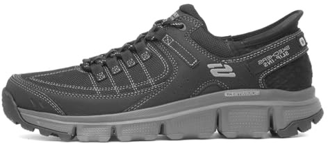 Skechers Men's Summits AT Hands Free Slip-in Sneaker, Black/Charcoal, 9.5 Wide