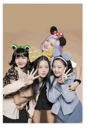 Kpop Poster Blackpink 17 Leinwand Poster Wandkunst Dekor Druck Bild Gemälde für Wohnzimmer Schlafzimmer Dekoration ungerahmt 30 x 45 cm