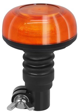 Agrieyes Mastmontierte Rundumleuchte 3,6 Zoll, 38 LED-Blinklichter FüR Fahrzeuge, Bau Vorsicht Gefahr Lichter für Fahrzeuge, Bau Vorsicht Gefahr Lichter für LKW Traktor Schneepflug