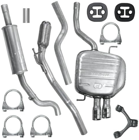 Polmo Schalldämpferset Auspuffanlage Auspuff für VW Passat CC 2008-2012 2.0 TDI