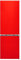SHARP Frigorifero congelatore SJ-FBB05DTXRD-EU/Larghezza 54 cm/Frigorifero 204 L/Congelatore 84 L/Tecnologia NanoFrost/Cassetto AdaptiFresh/Rosso