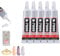 5PCS Jewelry Glue,Rhinestone Glue,B7000 Fabric Glue,Clear B7000 Jewelry Glue,Phone Repair Glue,15ML Multi-Purpose Glues for Beads,Fabric,Metal,Nail Art,Wood,Glass- Super Strong and Waterproof