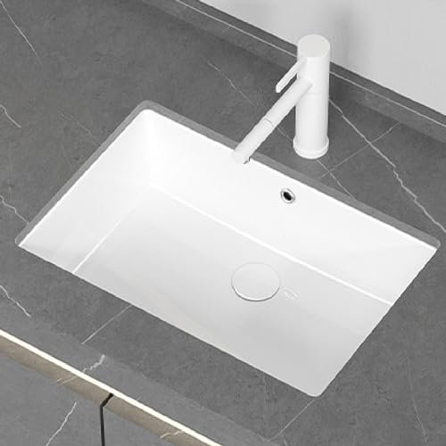 Bathroom Vessel Sink Modern Simple Washbasin Undercounter Wash Basin Easy To Install Scratch Resistant Sink For Small Apartment Home Hotel Restaurant RV Kitchen Powder Rooms