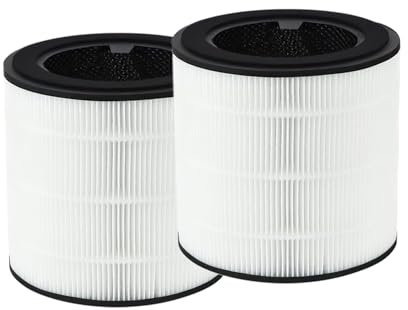 2 HEPA Filter-Ersatzfilter Kompatibel mit Philips Filter Luftreiniger 800 Serie - AC0830/10 AC0820/30 AC0820/10 AC0819/10, HEPA Air Purifier Filter& Nylon-Vorfilter FY0194/30,FY0293 / 30