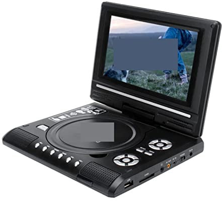 XINHAN Portable DVD Player,Portable Home Dvd Vcd Players,for Kids and Car, Support Sync Screen to TV - Portable dvd