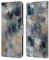 Head Case Designs Offizielle Ninola Blauer Und Goldener Marmor Farbenfrohe Muster Leder-Wallet-Hülle Kompatibel mit Apple iPhone 12 / iPhone 12 Pro
