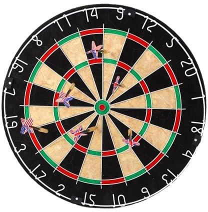 Dart -Board -Surround -Set hoher Kontrast Sichtbarkeit Einstellbarer Zahlenring 18 Zoll Dartboard