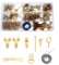DIYEAH crochet en fer avec câble métallique kit de suspension de tableaux clou de cadre photo cintres photo crochet pour cadre photo fil suspendu clou de mur ongle sans trace le fer