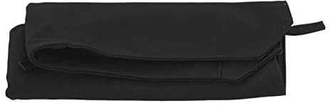 Aoaoy Poche à couteaux avec 4 compartiments, robuste, portable, sac à roulettes pour les cuisiniers, les chefs, les étudiants en cuisine (noir)