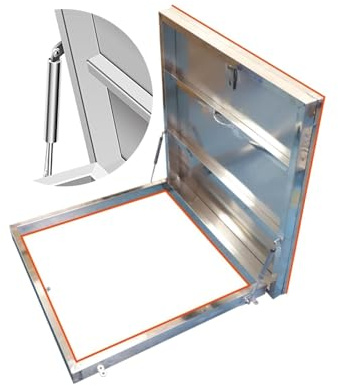 Insulated Roof Hatch Door Fire-Rated Waterproof Roof Access Hatch for Attic Entry, Crawl Space & Basement Vent Cover(35.4x35.4IN/90x90CM)