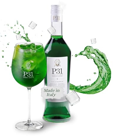 P31 Aperitivo Green I 11% Vol. Leichter Aperitif I 700 ml I 31 natürliche Kräuter & Essenzen I Präzise handwerkliche Verarbeitung I Elegantes Flaschendesign
