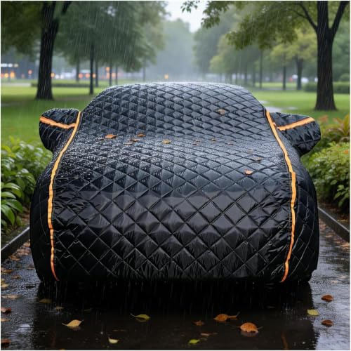 Vollgarage Auto Hagelschutzplane für VW Caddy Maxi Life 2021-2026 Autoplanen & Garagen Outdoor Allwetter Faltgarage Auto verdickter wasserdichte Baumwollstoff