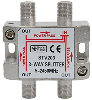 mercury Satellite F Splitters | 3-Way