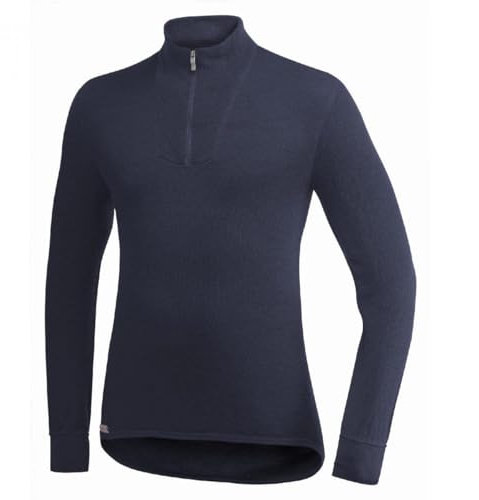 Woolpower 200 Turtleneck Long Sleeve Zipp Shirt Men - Unterwäsche, dunkelblau - XXL
