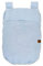 Spielzeugsack Laufgittertasche Robust gestrickt 48 x 40 cm, Baby Blau