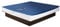 Premium Comfort Wasserkern inkl. Liner/Schutzfolie - Erneuerungsset für Wasserbett/Wasserbettmatratze Größe 180x200 cm Solo - Softside-Umrandung: innen keilförmig 20-23 cm - Beruhigung 50% / F3