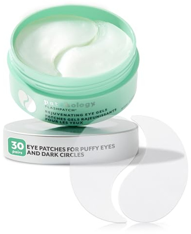 Patchology Rejuvenating Under Eye Gels - Hydrating Eye Mask w/Caffeine & Collagen - Under Eye Patches For Dark Circles - Puffy Eyes Care, minimize Puffiness & Wrinkles Reducer (30 ​Pairs)