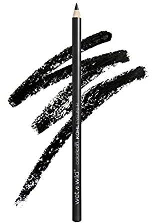 Wet n Wild, Color Icon Kohl Eyeliner Pencil, Eyeliner und Stift für ein Augen-Make-up mit Intensiv pigmentierten Effekt, weiche, cremige Formel und leichte Handhabung, Baby's Got Black