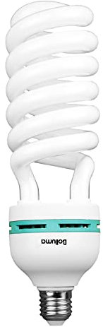 135W CFL Fotolampe 5500K Fotoleuchte mit E27 Stecker, Studioleuchte Energiesparende Beleuchtung Spirallampe Tageslichtlampe für Produktfotografie Fotostudio, Fotografie, Softbox