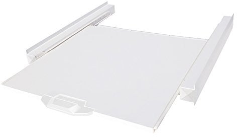 Meliconi Base Tower Kit di Sovrapposizione Universale per lavatrice e asciugatrice, Metallo, Bianco