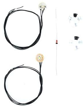 Carson Angel Eyes 500907554 LED Board 1:14 Blue 7.2 / 12 V RC Accessories for Tamiya Trucks Parts Tuning Parts Model Making Made in Germany