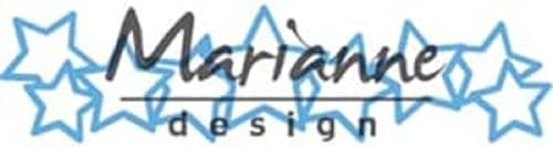 Marianne Design Creatables Lots of Stars Die, Metal, Blue, 18.5 x 8.4 x 0.2 cm