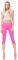 FUTURO FASHION - Legging Court en Coton - très Confortable - Grandes Tailles - Rose pâle - 48/50 (XXXL)