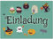8 Halloween Einladungen mit Umschlägen - Monster-Essen witzig - Tolle Einladungskarten für die Halloween-Party für Kinder und Erwachsene
