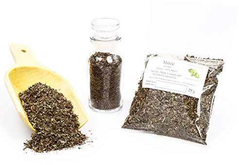 Nanaminze, marokkanische Minze gerebelt, Minze getrocknet, Tabouleh spicy Mint, Spearmint, Nanaminze Tee, glutenfrei, slazfrei, laktosefrei, 25g