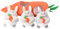 IFOYO Easter Dog Toy, Plush Squeak Dog Toys for Medium Small Dogs, Pets,to Hide and Seek, Turnip Rabbit