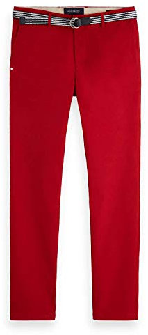 Scotch & Soda Herren Stuart Chino Hose, Rot (Bandana Red 3293), 31W / 32L