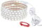 LONCWO LED Streifen 15m, IP65 Wasserdicht LED Band 220V 230V LED Lichtband Indirekte Beleuchtung, Weiß, 15M