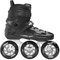 Roces Unisex – Erwachsene EGO 3X110 TIF Inline-Skates, Black-Silver, 44
