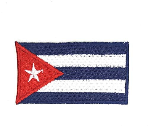 Aufnäher/Aufbügler Kuba Nationalflagge