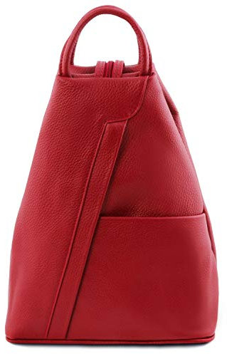 Tuscany Leather Shanghai Rucksack Tropfendesign aus weichem Leder