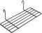 luckything Gerade Rack, Korb Für Gitter Pinnwand Präsentationsständer Gitter Panel Wand Montabel Draht Organizer Lagerung Blumentopf Display Multifunktions Wandgitter Dekoration Und Anzeige