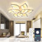 Yuanfenghua Lampadario camera da letto, 40W plafoniera Led soffitto, lampada da soggiorno con telecomando (85 X 10,5 cm)