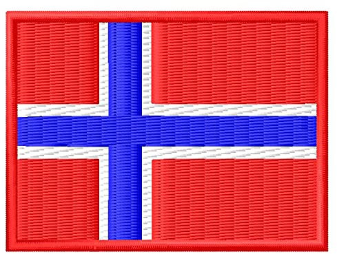 Bandiera Norvegia Norvegia Toppa Lapp Aufnäher parche Bordado brodé patche écusson Toppa ricamata