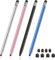 Digiroot Lot de 4 stylets capacitifs haute sensibilité et précision pour iPhone/iPad Pro/tablettes/Samsung/Galaxy/PC