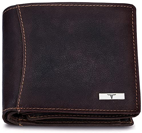 URBAN FOREST Oliver Geldbörse aus Leder für Herren, Vintage-Braun, RFID