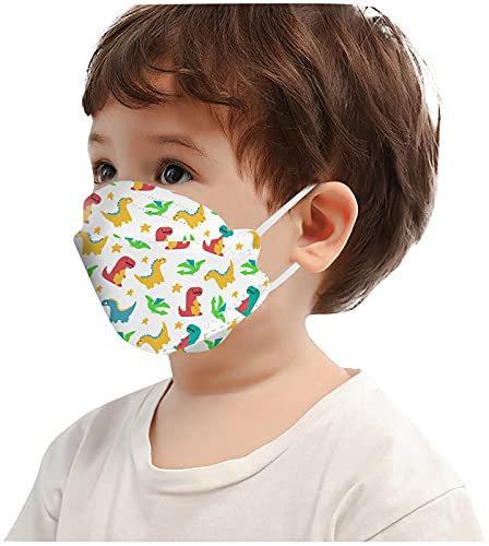 SDFRK® 50 Stück Masken Kinder, Einwegmasken Mundschutz Masken Mundschutz stoff Cartoon Motiv MNS Mund und Nasenschutz Mund-Tuch Staubdicht Atmungsaktiv Gemütlich Bandana Schals