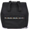 Generisch Steirische Harmonika Tasche Rucksack Edelweiss-Deluxe-PRO für 4-reihige Harmonikas in Schwarz mit Cordura-Material und Edelweiss-Borte
