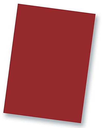 Glüxx-Agent 50 Blatt TonKarton DIN A4 - Weinrot - 160 g/m² matte Oberfläche - Ton-Zeichen-Papier Bastel-Karton
