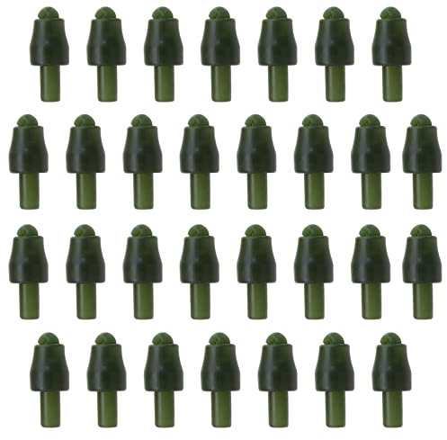 Create idea 30Pcs Quick Change Connector Replacement Method Feeder Connectors Quick Change Beads Fishing Accessories for Stillwater River Green