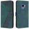 QIWEIQING Compatible with Samsung Galaxy S9 Case, Samsung Galaxy S9 Flip Wallet Leather Case with Card Slot Kickstand Phone Cases Cover for Samsung Galaxy S9.Green HX4