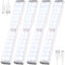 luci led cucina, 28 LED Luce per Armadio strisce led USBC Sensore Di Movimento Per Interni, Ricaricabile Sotto Il Gabinetto Cucina Armadio Leggero Stick Luce Notturna Bar,Scale, Corridoio Confezion