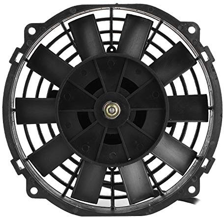 Electric Fan Electric AC Fan Radiator Fan 8in for Radiator Auto Cooling Air Conditioning 10 Blades 12V 80W 2250 RPM